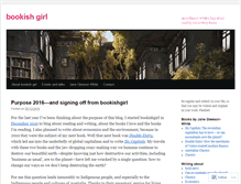 Tablet Screenshot of bookishgirl.com.au